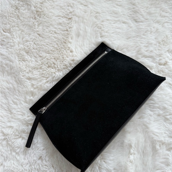 Black Faux Leather Clutch - Picture 3 of 5